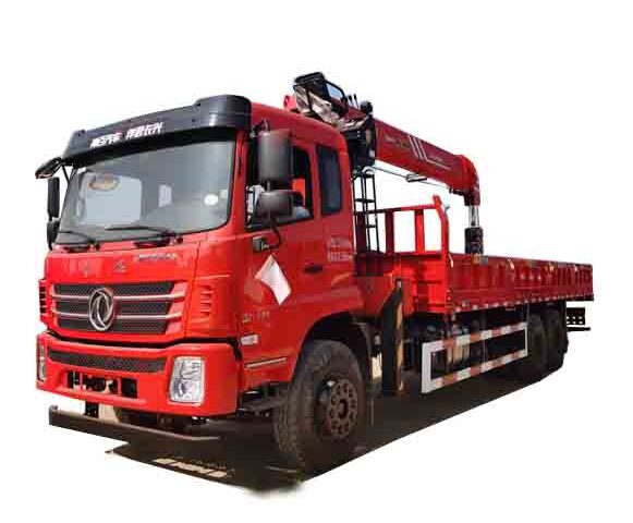 Dongfeng K5 rear eight-wheeler 12 tonne truck-mounted crane