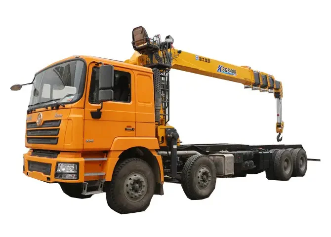 Truck-mounted crane SHACMAN Delong front four rear eight XCMG 16 tonne truck crane Delong XCMG 16t five-section arm