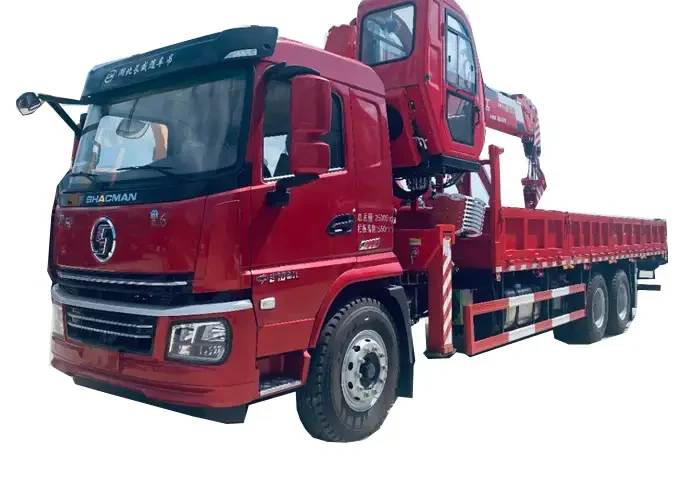 SHACMAN Wing 6 Rear eight-wheeler truck crane