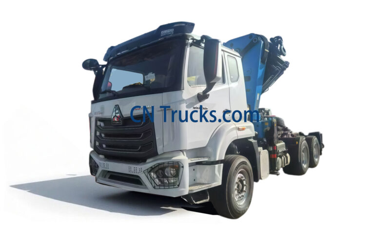 HOWO trailer truck 430 HP-XCMG 28 tons